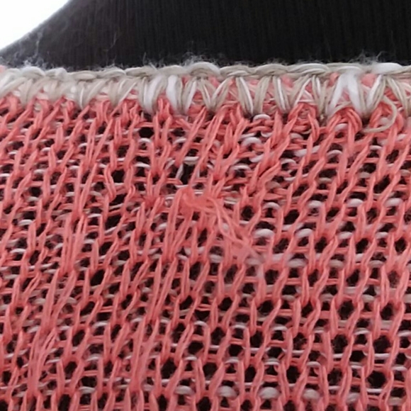 Spring/Summer Bohemian Coral Chevron Print Cardigan🛍️ - Picture 7 of 7